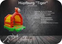 Hüpfburg Tiger Abholung