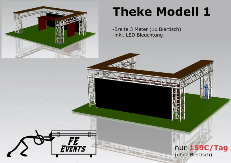 Theke mieten – Produktbild