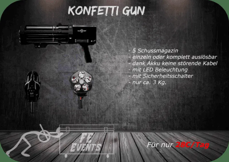 Produktbild Konfetti Gun