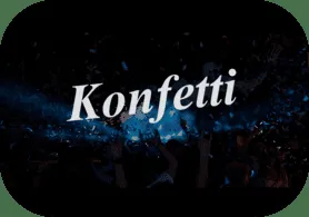 Sprühfontänen und Konfetti Effekt