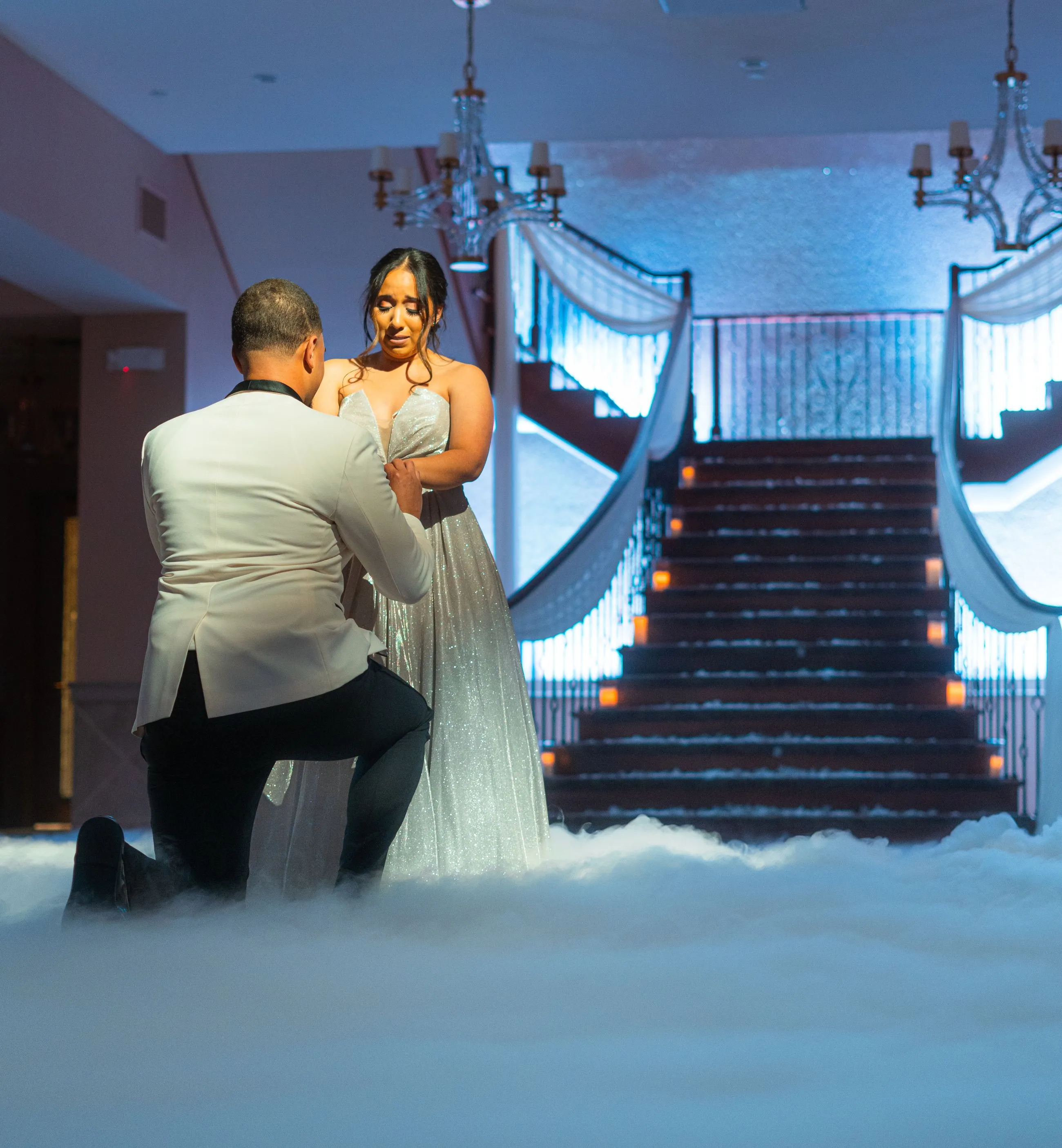 Bodennebel auf Bühne – Beispiel