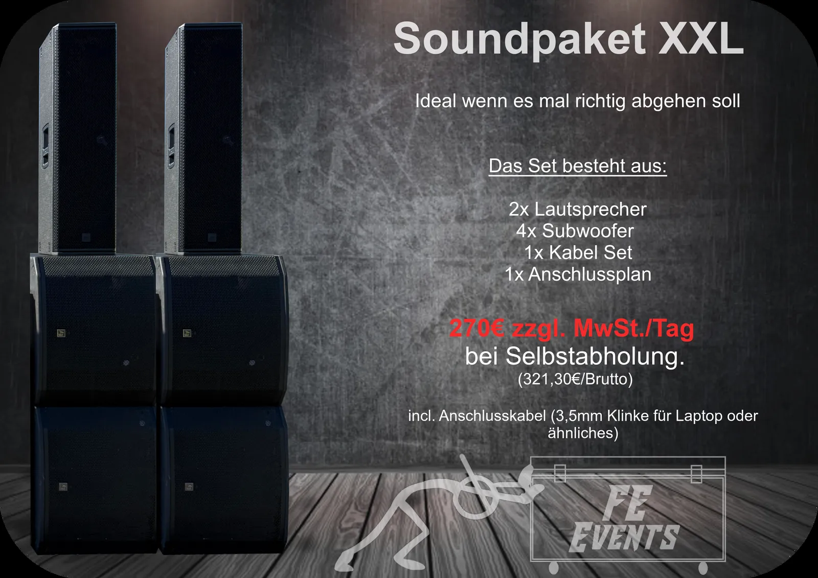 Soundpaket XXL – Preise